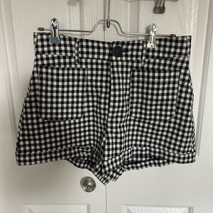 Zara gingham shorts. Size small
